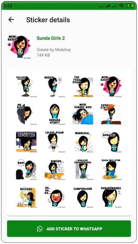 Stiker Sunda WAStickerApps screenshot 2