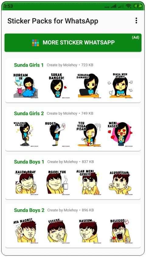 Stiker Sunda WAStickerApps screenshot 5