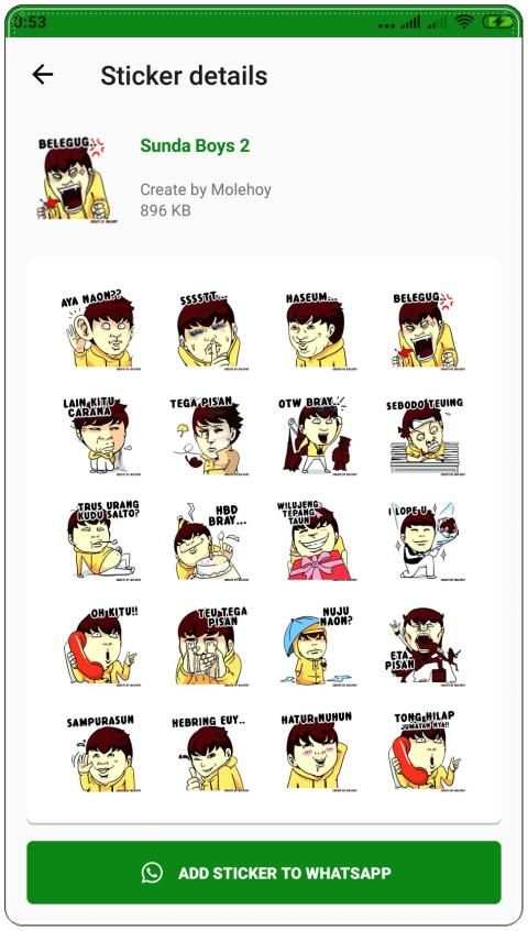 Stiker Sunda WAStickerApps screenshot 1
