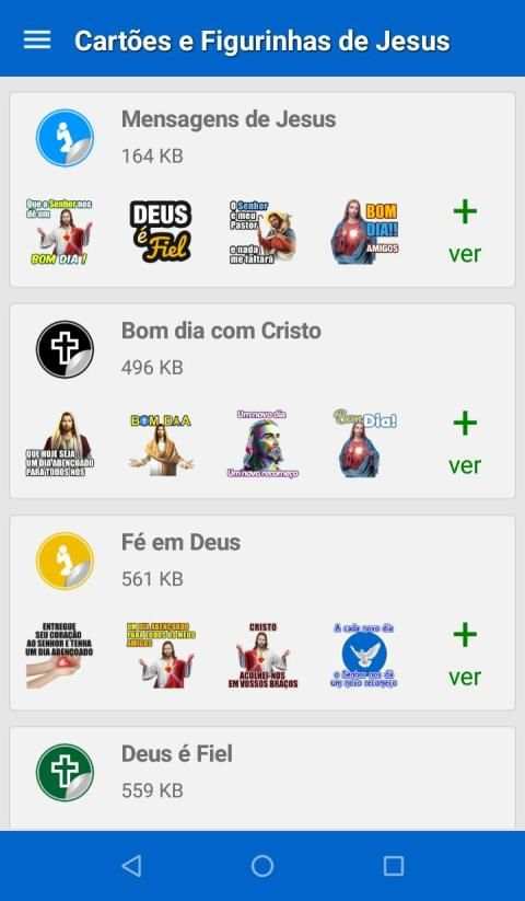 Figurinhas e Status de Jesus - WAStickerApps screenshot 6