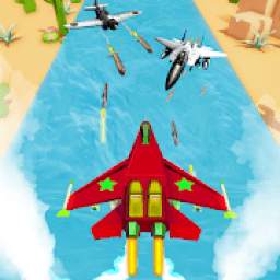 Sky Shooter River Fight: Airplane Shooting Games