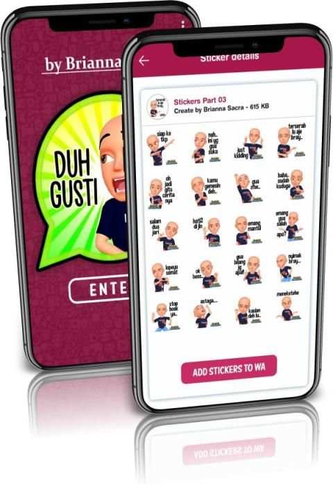 Stiker Lucu WA WAStickerApps screenshot 2