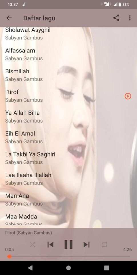 Nissa Sabyan full mp3 offline screenshot 2