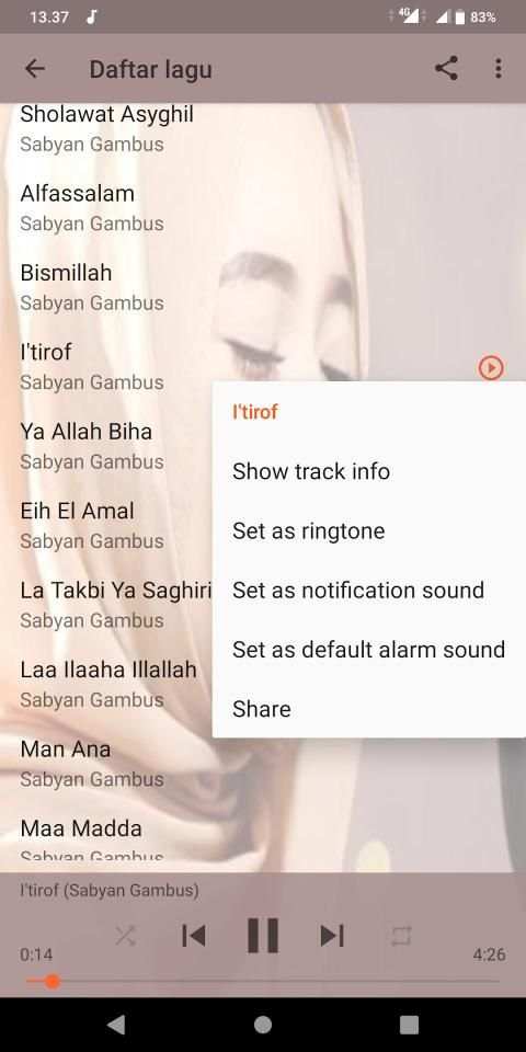Nissa Sabyan full mp3 offline screenshot 3