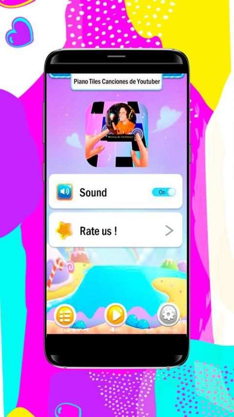 Piano Tiles Canciones de Youtuber screenshot 1
