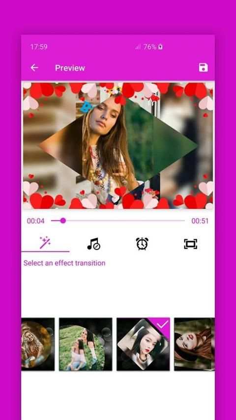 Picture to Video with song screenshot 2