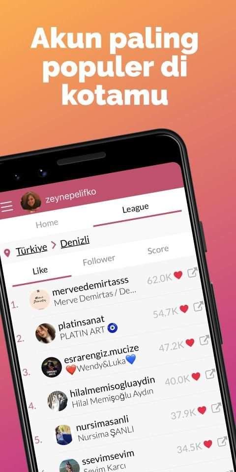 Aplikasi Analisis&Asisten Instagram Liker Analyzer screenshot 22