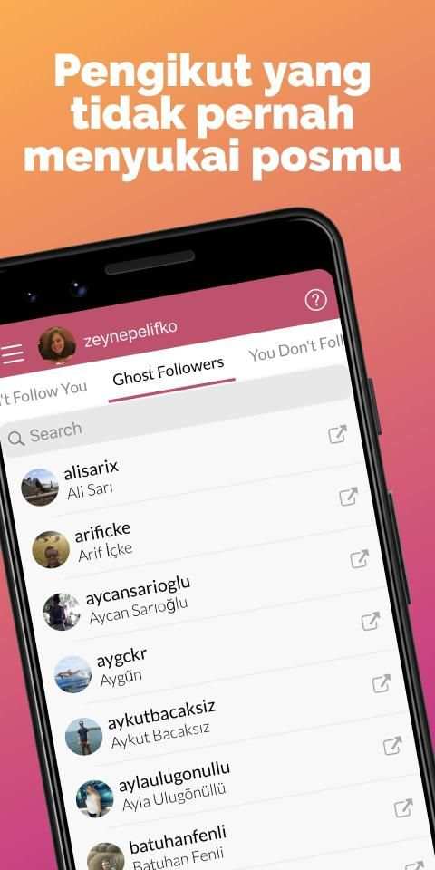 Aplikasi Analisis&Asisten Instagram Liker Analyzer screenshot 18