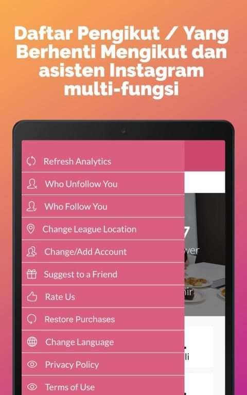 Aplikasi Analisis&Asisten Instagram Liker Analyzer screenshot 10