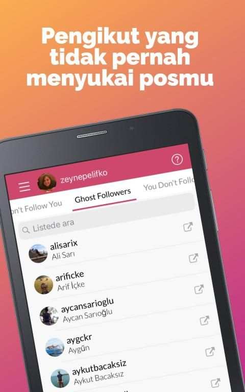 Aplikasi Analisis&Asisten Instagram Liker Analyzer screenshot 3