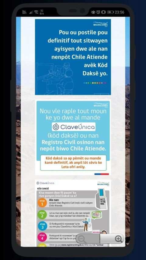 Extranjería Chile Kreyòl скриншот 2