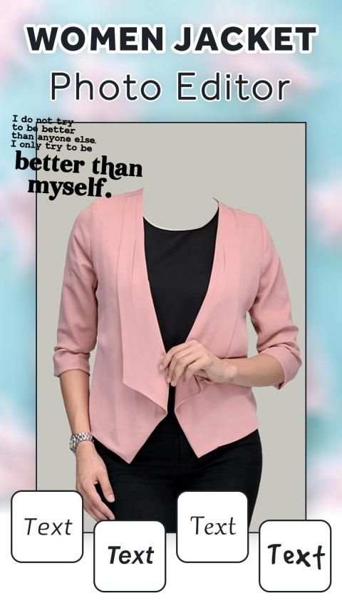Women Jacket Photo Editor : Look Makeover स्क्रीनशॉट 5