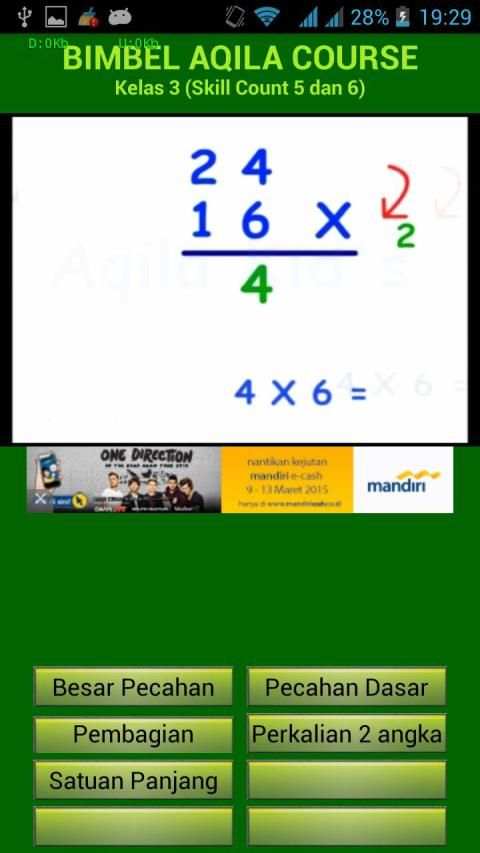 Belajar Matematika Kelas 3 2 تصوير الشاشة