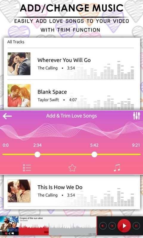 Love Video Maker With Music & Editor screenshot 2