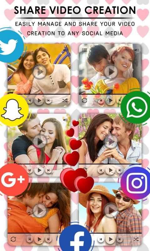 Love Video Maker With Music & Editor screenshot 1