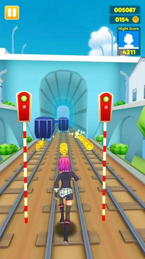 Subway Princess - Endless Run स्क्रीनशॉट 1