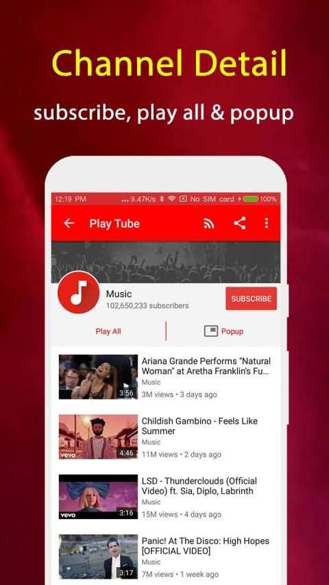 Play Tube : Video Tube screenshot 2