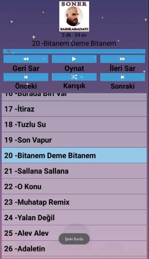 Soner Sarıkabadayı Şarkıları (İnternetsiz) screenshot 2