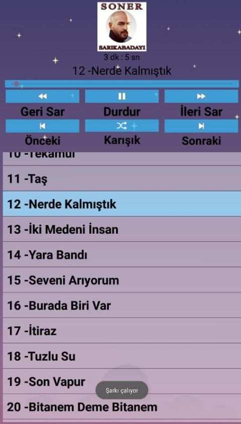 Soner Sarıkabadayı Şarkıları (İnternetsiz) screenshot 3