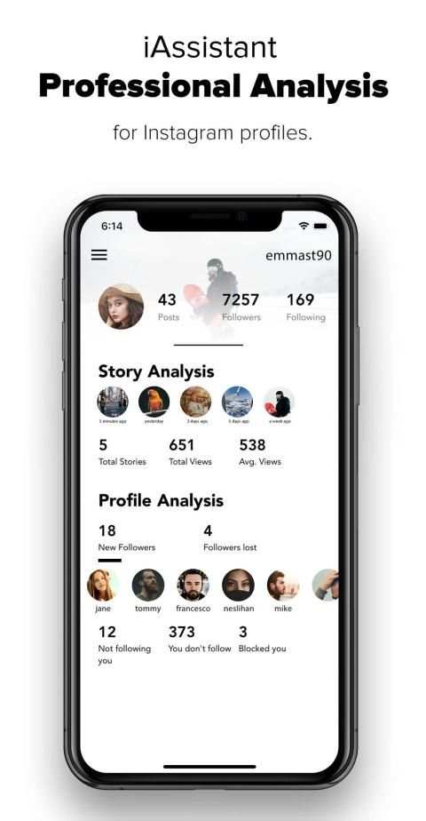 iAssistant Followers Analysis for Instagram screenshot 4