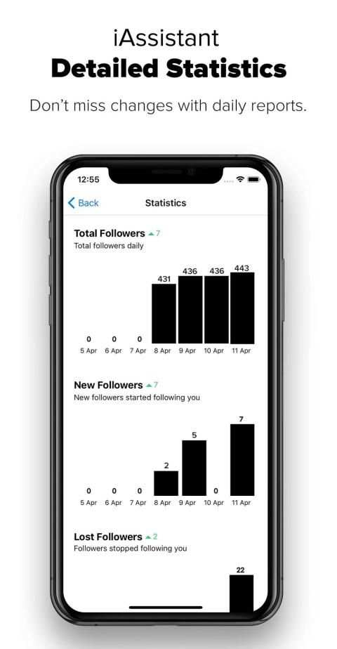 iAssistant Followers Analysis for Instagram screenshot 2
