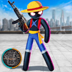 Stickman Rope Hero - Pirate Fight आइकन