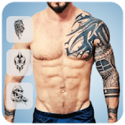 ikon Tattoo On My Photo with Name for Boys &amp; Girls