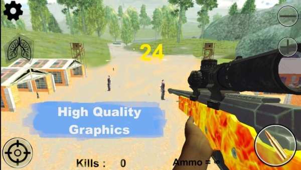 Bolt Action Sniper Rifle Game. BASRG screenshot 1