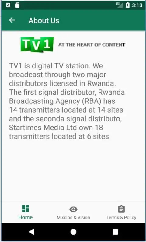 Tv1 Rwanda screenshot 3