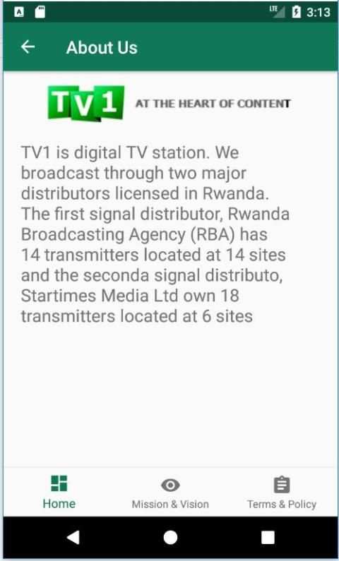 Tv1 Rwanda screenshot 3