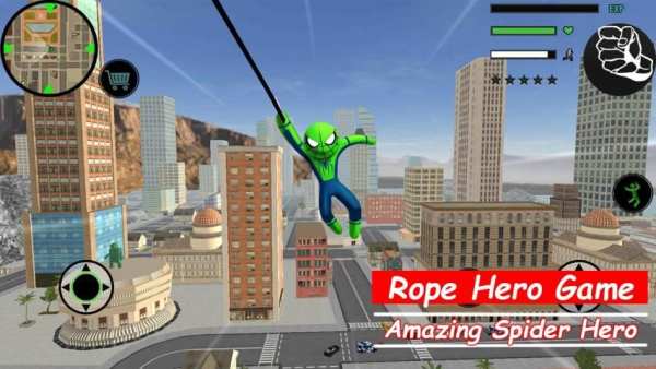 Rope Hero Game: Amazing Spider Hero स्क्रीनशॉट 4