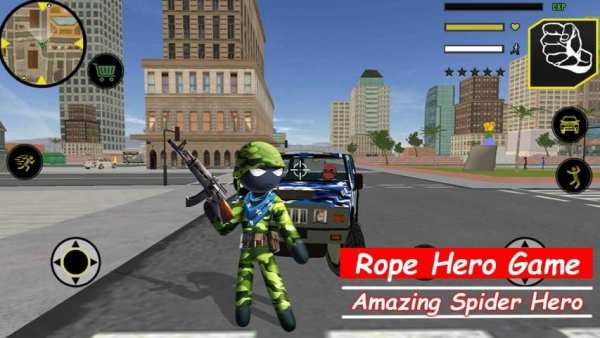 Rope Hero Game: Amazing Spider Hero स्क्रीनशॉट 2