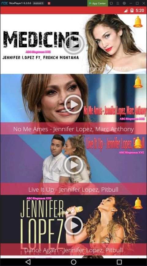 Jennifer Lopez Hot Ringtones screenshot 2