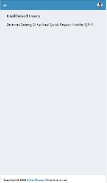 Quick Respon Mobile (QRM) screenshot 1
