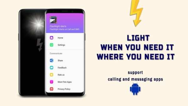 Flash on Call & SMS: Super LED Flashlight screenshot 3
