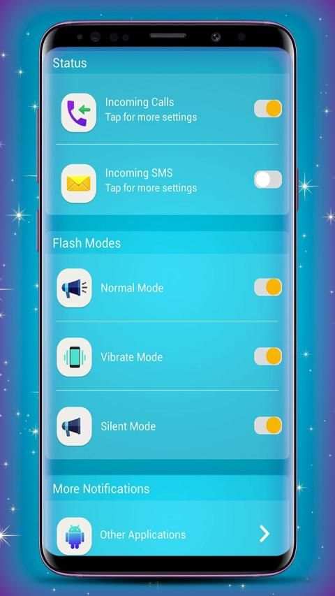 Flash on Call & SMS: Super LED Flashlight screenshot 1