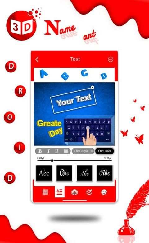 3D Stylish Name Maker For Android screenshot 3