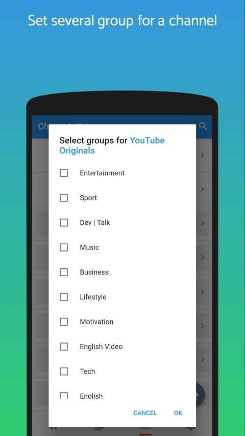 PocketTube: Youtube Subscription Manager स्क्रीनशॉट 7