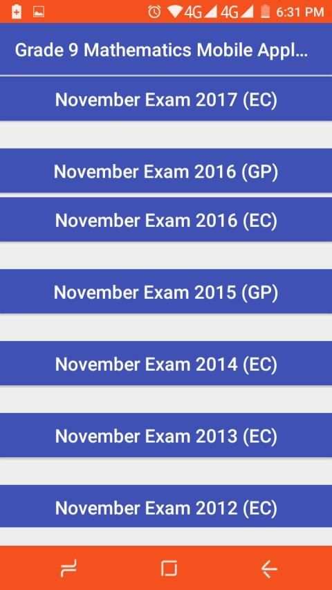 Grade 9 Mathematics Mobile Application screenshot 6