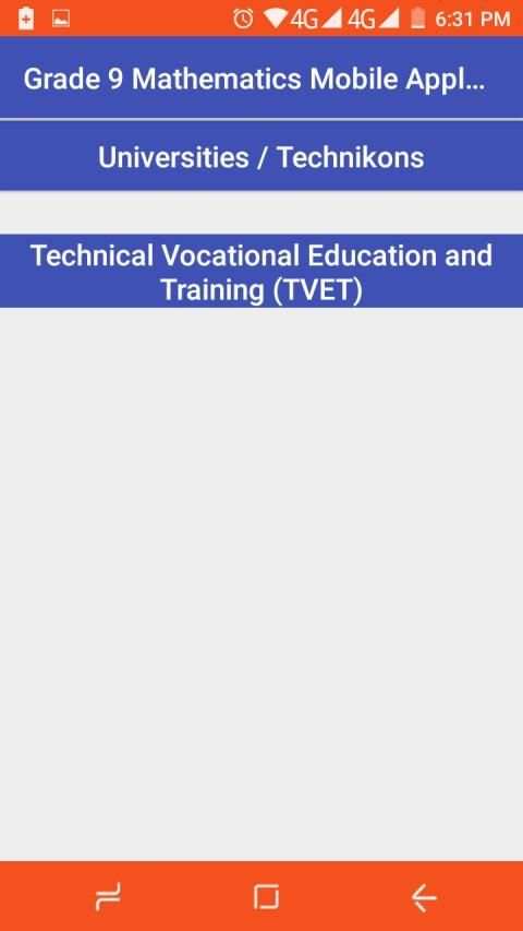 Grade 9 Mathematics Mobile Application स्क्रीनशॉट 1