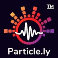 Particle.ly™ Video Status Maker Feel The Music