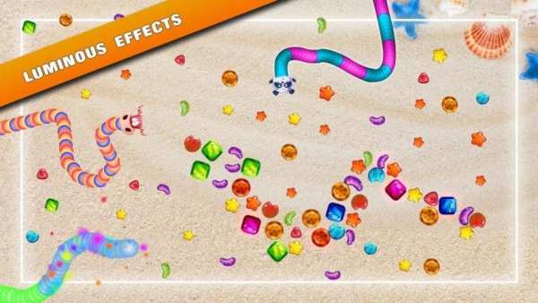 Slither Candy Game IO : Snake Worm Mask screenshot 2