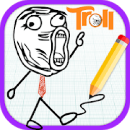 ikon Troll Stickman