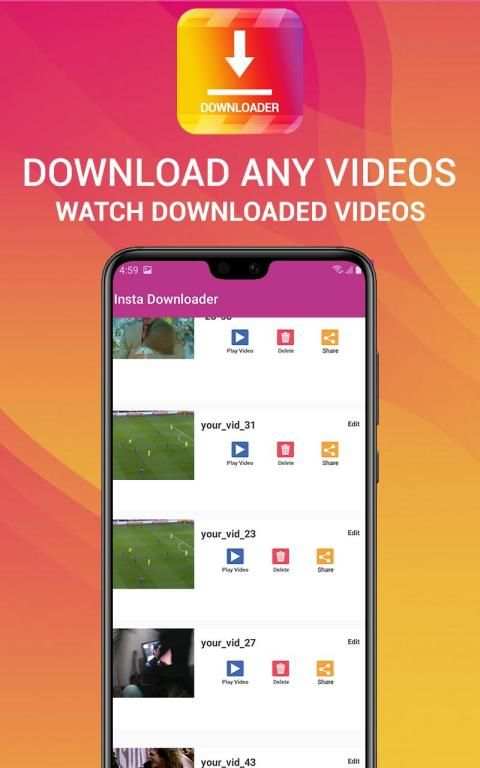 Video Downloader for Instagram स्क्रीनशॉट 3