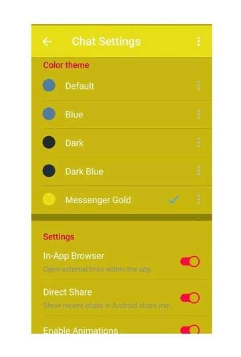 Messenger Gold screenshot 2