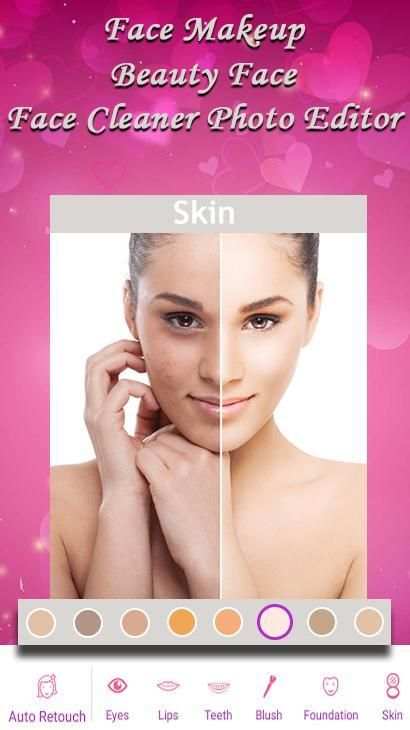 Face Makeup-Beauty Face-Face Cleaner Photo Editor screenshot 1