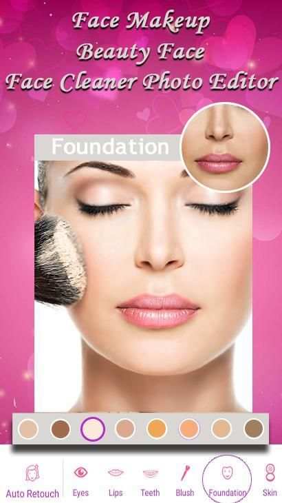Face Makeup-Beauty Face-Face Cleaner Photo Editor screenshot 2