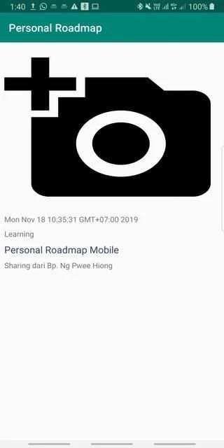 Personal Roadmap screenshot 1