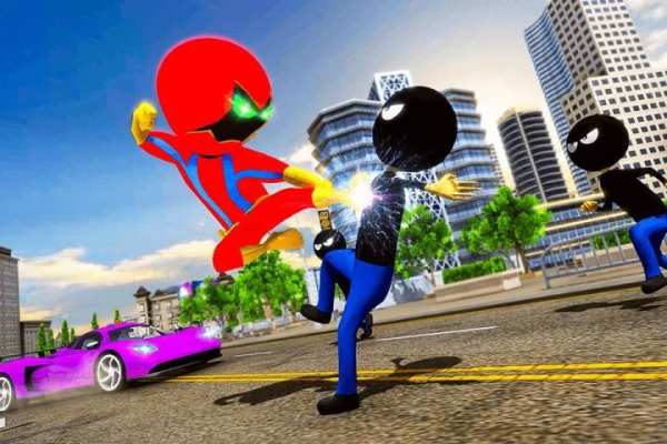 Real Stickman Gangster Crime Speed Hero 2019 screenshot 1