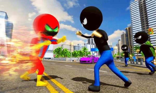 Real Stickman Gangster Crime Speed Hero 2019 screenshot 10